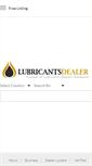Mobile Screenshot of lubricantsdealer.com